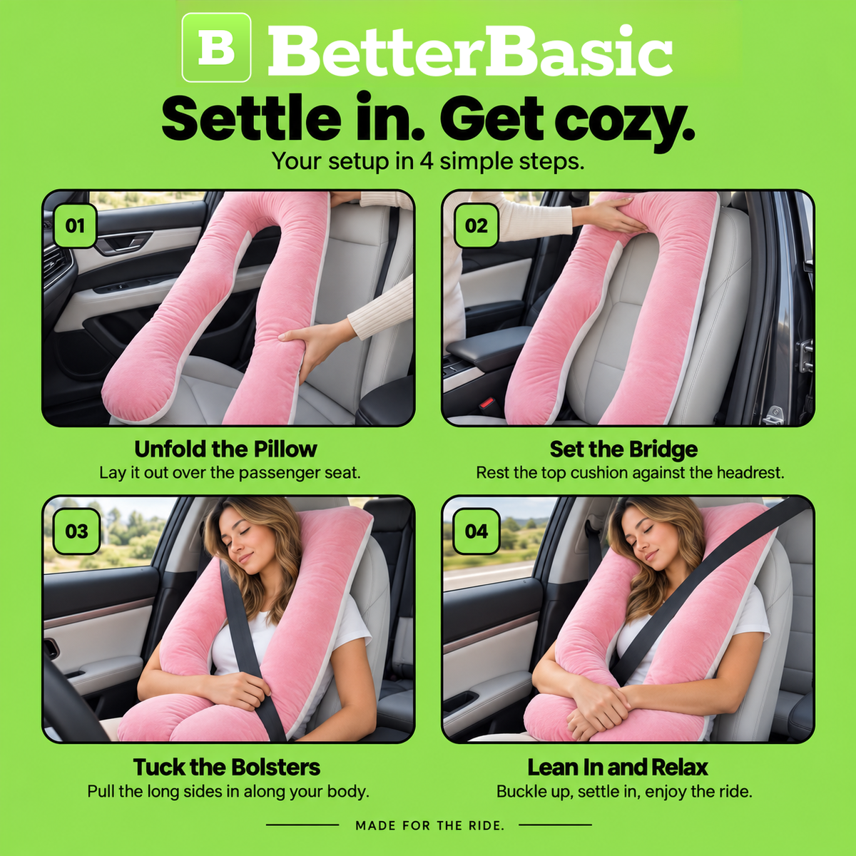 BetterBasic™ Passenger Pillow