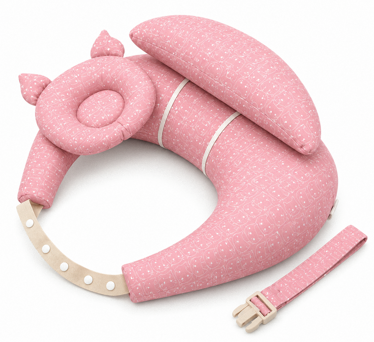 Adjustable Nursing & Feeding Pillow – Comfortable Baby Feeding Support