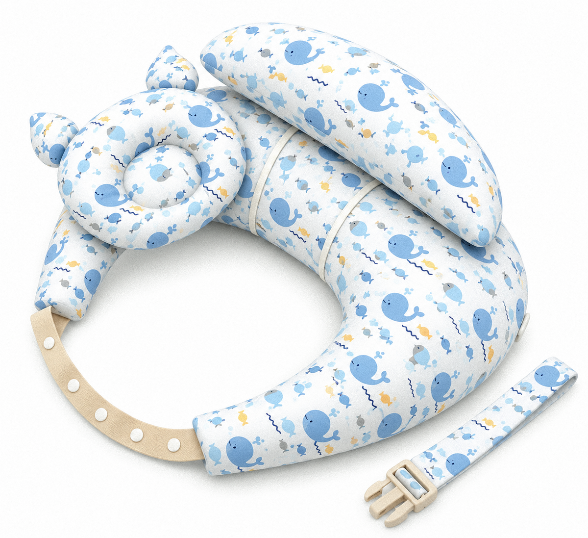 Adjustable Nursing & Feeding Pillow – Comfortable Baby Feeding Support